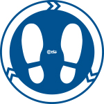 Standing mat: self-adhesive mat with indication of position and rotation CEIA Metal Detectors